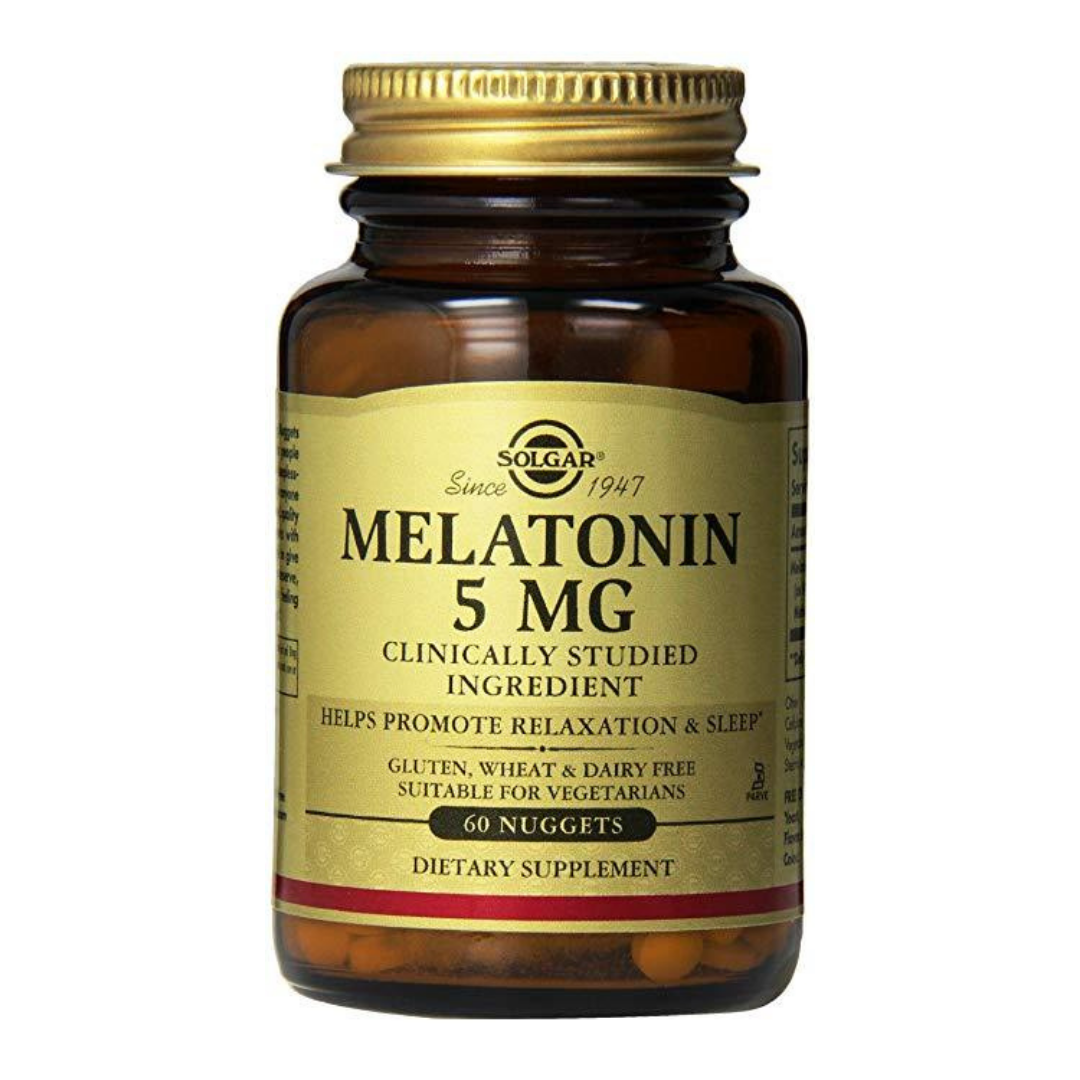 TRIAL SIZE Solgar Melatonin 5mg, Clinically Studied Ingredient 10 Nuggets