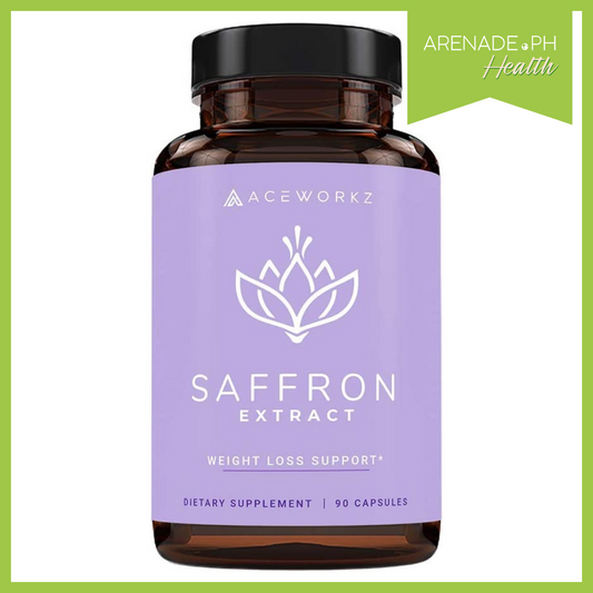 Aceworkz Pure Saffron Extract - Appetite Suppressant Weight Loss Pills for Women & Men 90 Capsules