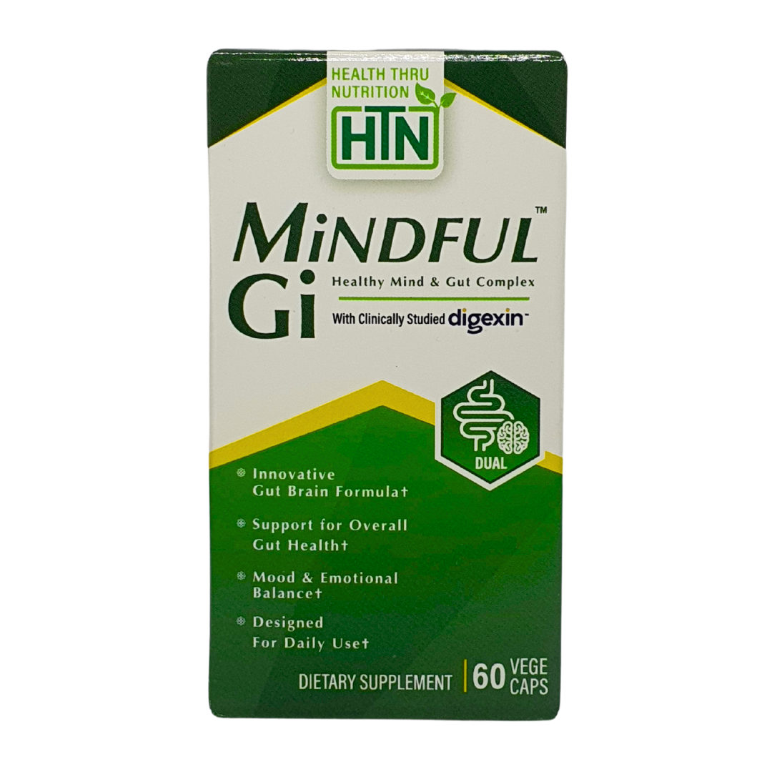 Health Thru Nutrition Mindful GI Healthy Mind & Gut Complex Supplement 60 Vege Caps