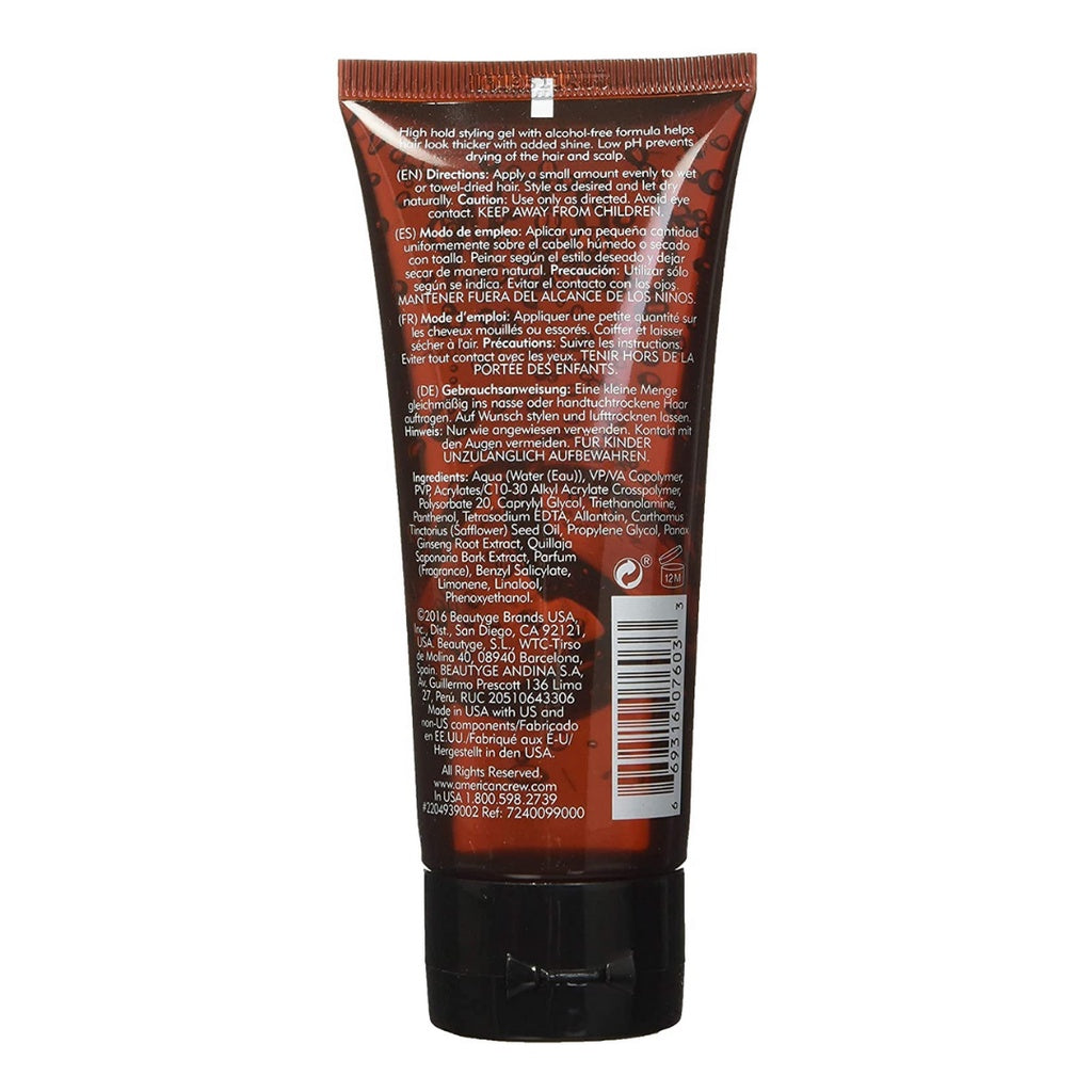 American Crew Firm Hold Styling Gel, 3.3 fl.oz / 100 ml