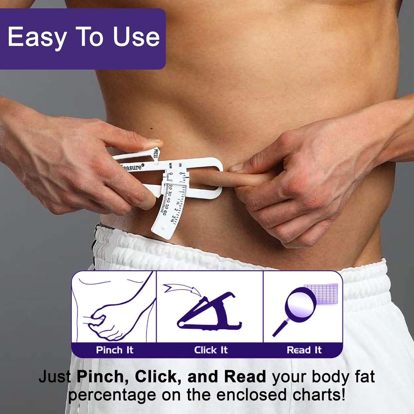 Accu Measure PersonalBody Fat Caliper Tester