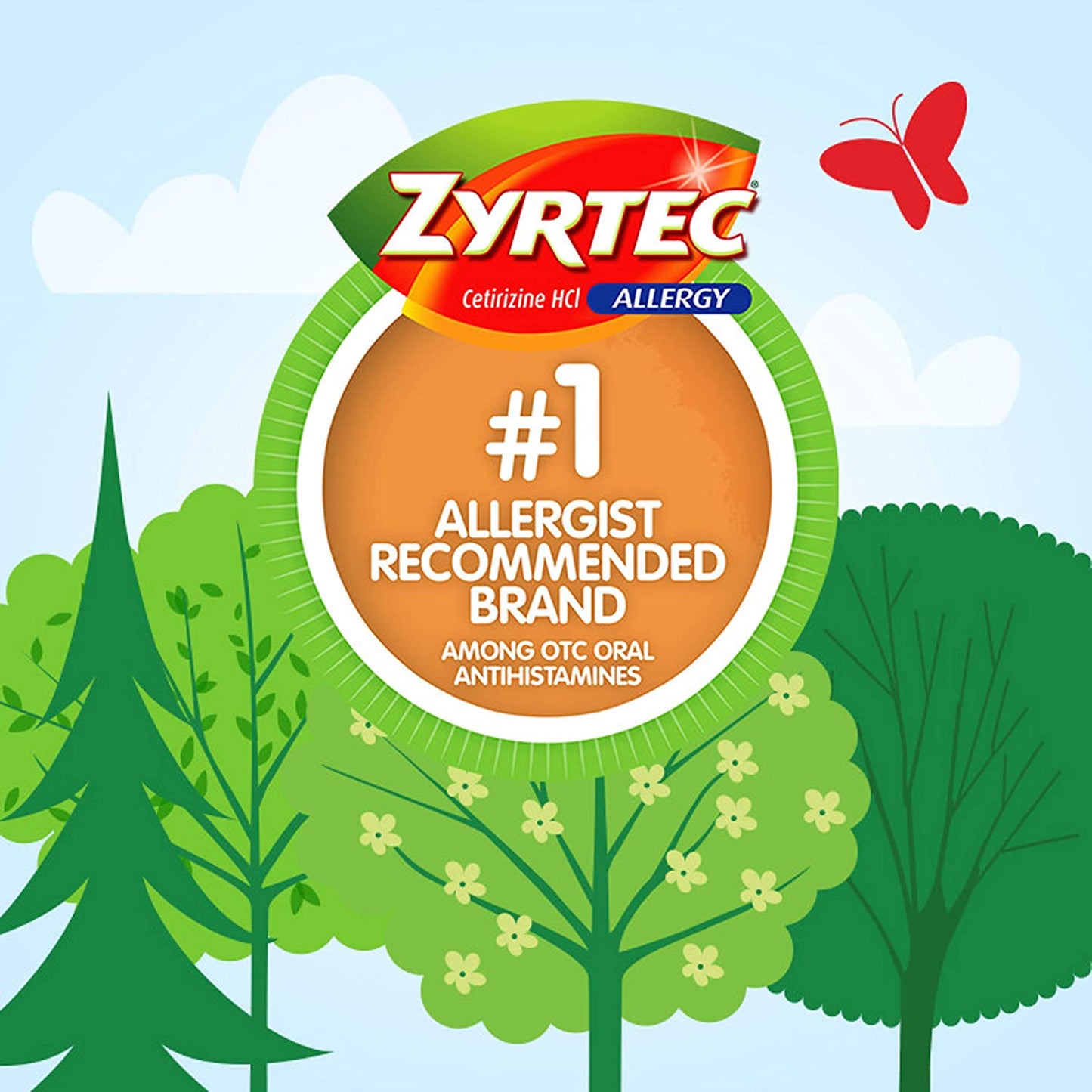 Zyrtec 24 Hours Allergy Relief Tablets, 10mg, 70 Counts