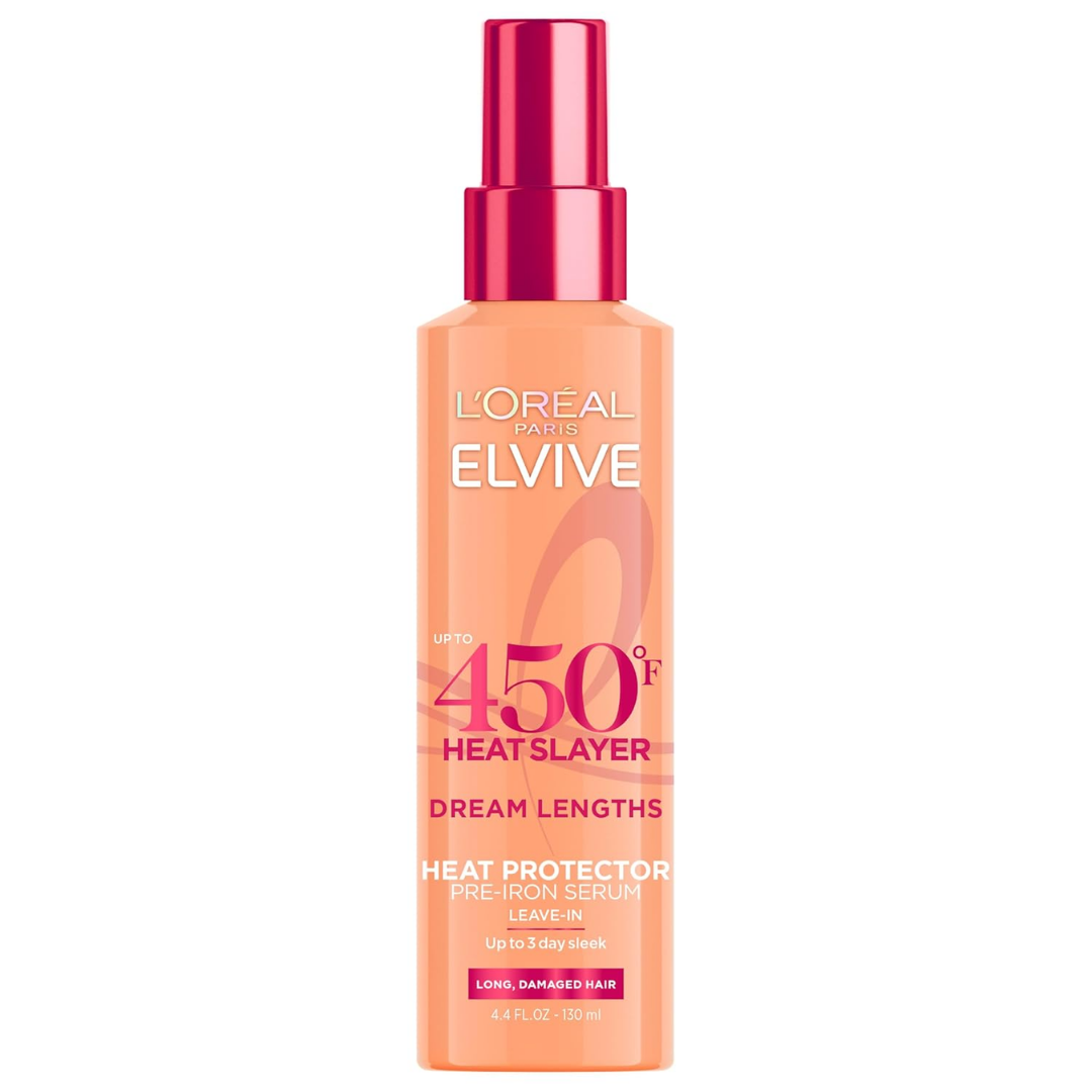 L'Oreal Paris Elvive Dream Lengths Heat Slayer Pre-Iron Spray Leave-In,130 ml