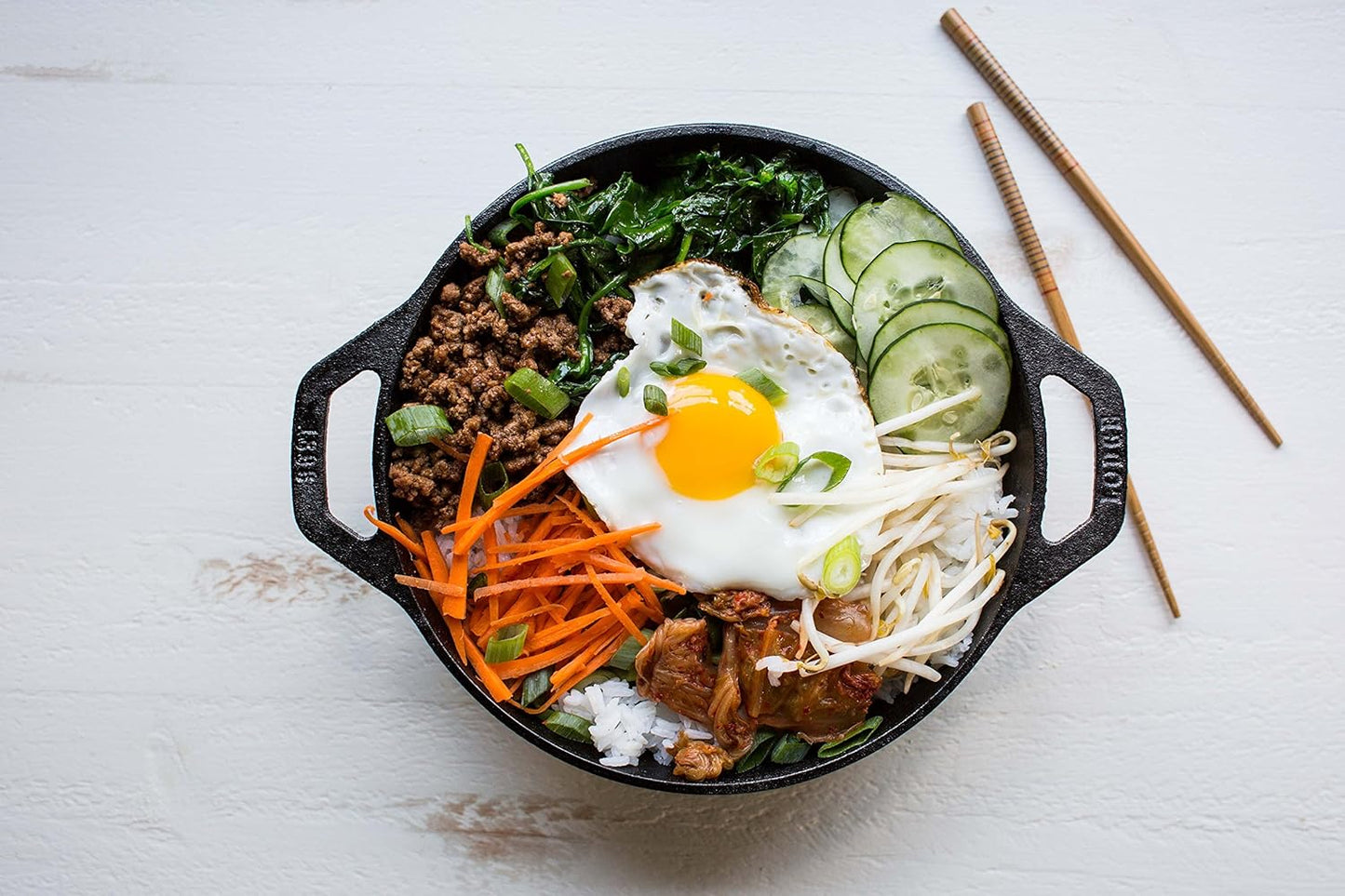 LODGE Cast Iron Mini Wok 9 Inch x 22.8 cm L9MW