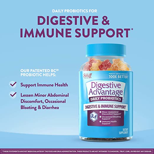 Schiff Daily Probiotic, Digestive Advantage (80 Gummies)