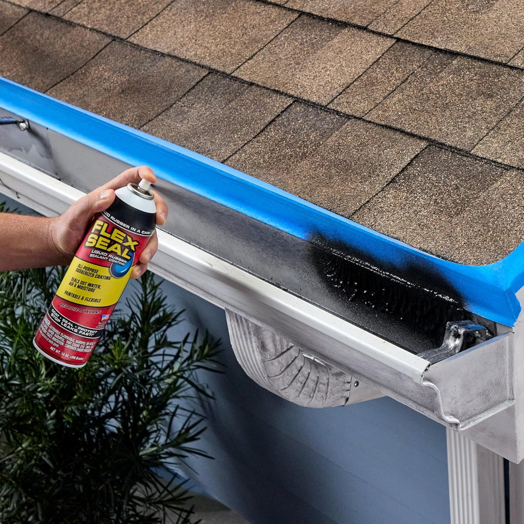 Flex Seal Liquid Rubber Sealant Coating for Repair and Protection Black, 14 oz / 396 g
