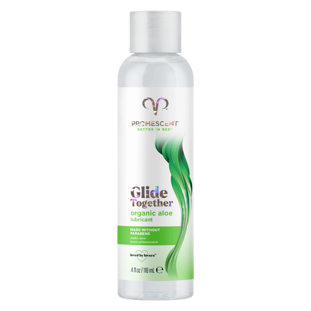 Promescent Glide Together Organic Aloe Lubricant, 4 oz / 118 ml