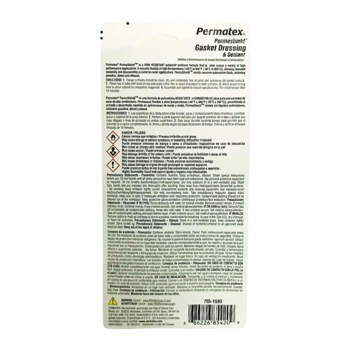 Permatex Permashield Gasket Dressing & Sealant Fuel Resistant, 2 fl.oz / 59ml (85420)