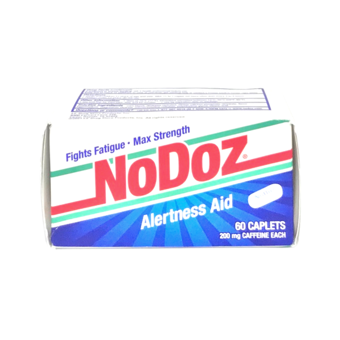 NoDoz Alertness Aid Fights Fatigue Max Strength 200mg Caffeine Each 60 Caplets
