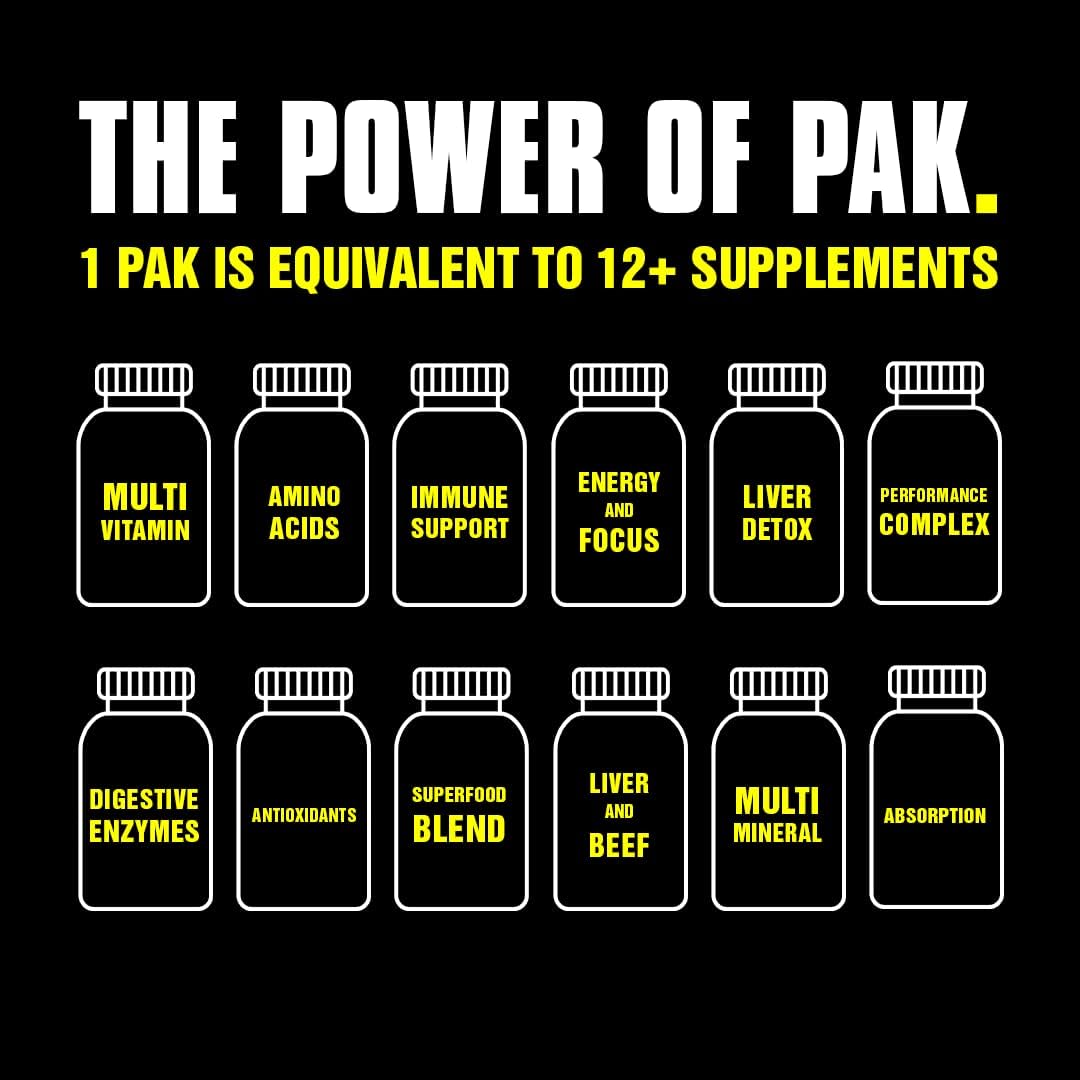 Animal Pak Ultimate Foundation Dietary Supplement Pill Packs, 44 packs