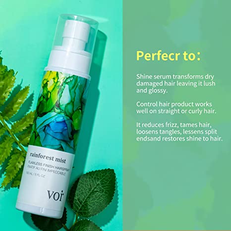 Voir Haircare Rainforest Mist Flawless Finish Hair Spray 5 Fl Oz (150ml)