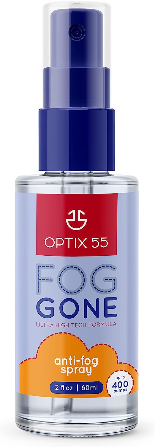 Optix 55 Fog Gone Ultra High Tech Formula Anti-Fog Spray 2 Fl Oz / 60ml
