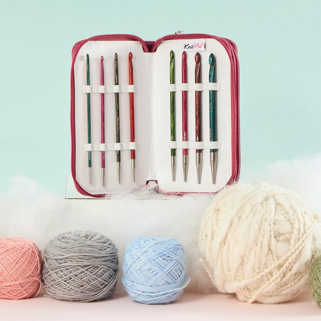 KnitPro Dreamz Deluxe Tunisian Crochet Hook Set - (200650)