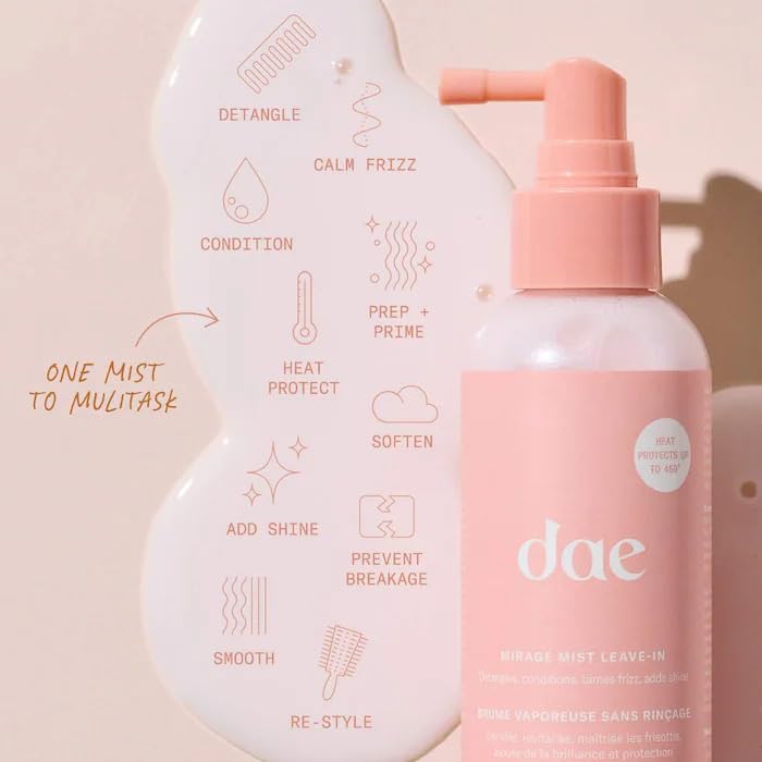 Dae Hair Mirage Mist Leave - In Conditioner  Detangles, Frizz & Shine, 150 ml / 5 fl. oz