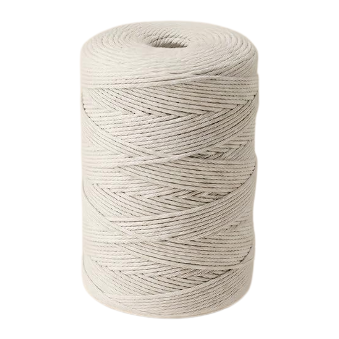 Smart & Casual Natural White Cotton Twine, 700 ft