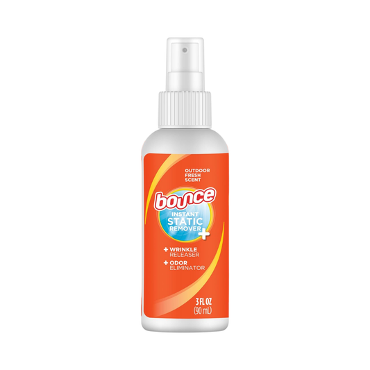 Bounce Instant Fabric Static Remover Outdoor Fresh Scent, 3 oz / 90 ml