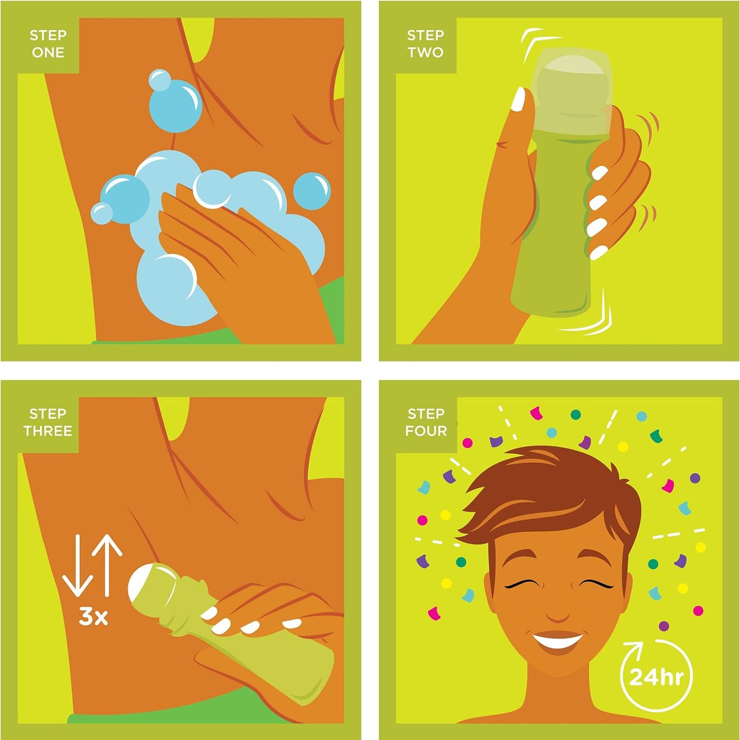 Ban Unscented Invisible Roll-On Deodorant 3.5 fl oz (103ml)