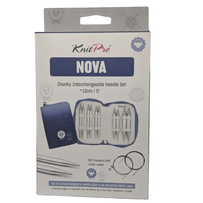 KnitPro Nova Chunky Interchangeable Needle Set, 13 cm - (10624)
