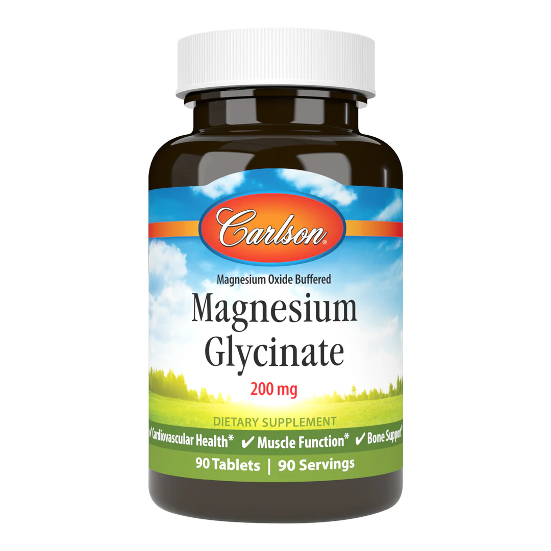 Carlson Magnesium Glycinate 200 mg, 90 Tablet