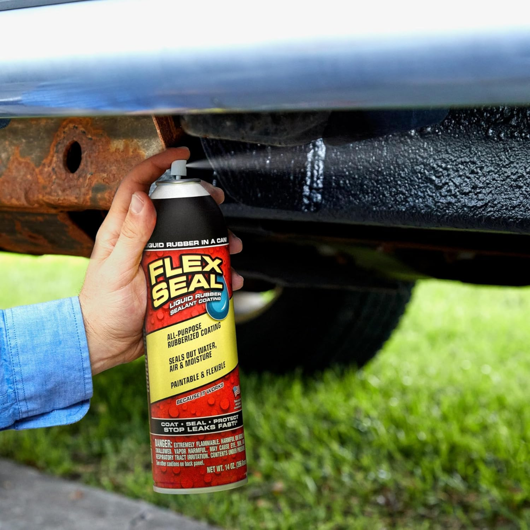Flex Seal Liquid Rubber Sealant Coating for Repair and Protection Black, 14 oz / 396 g