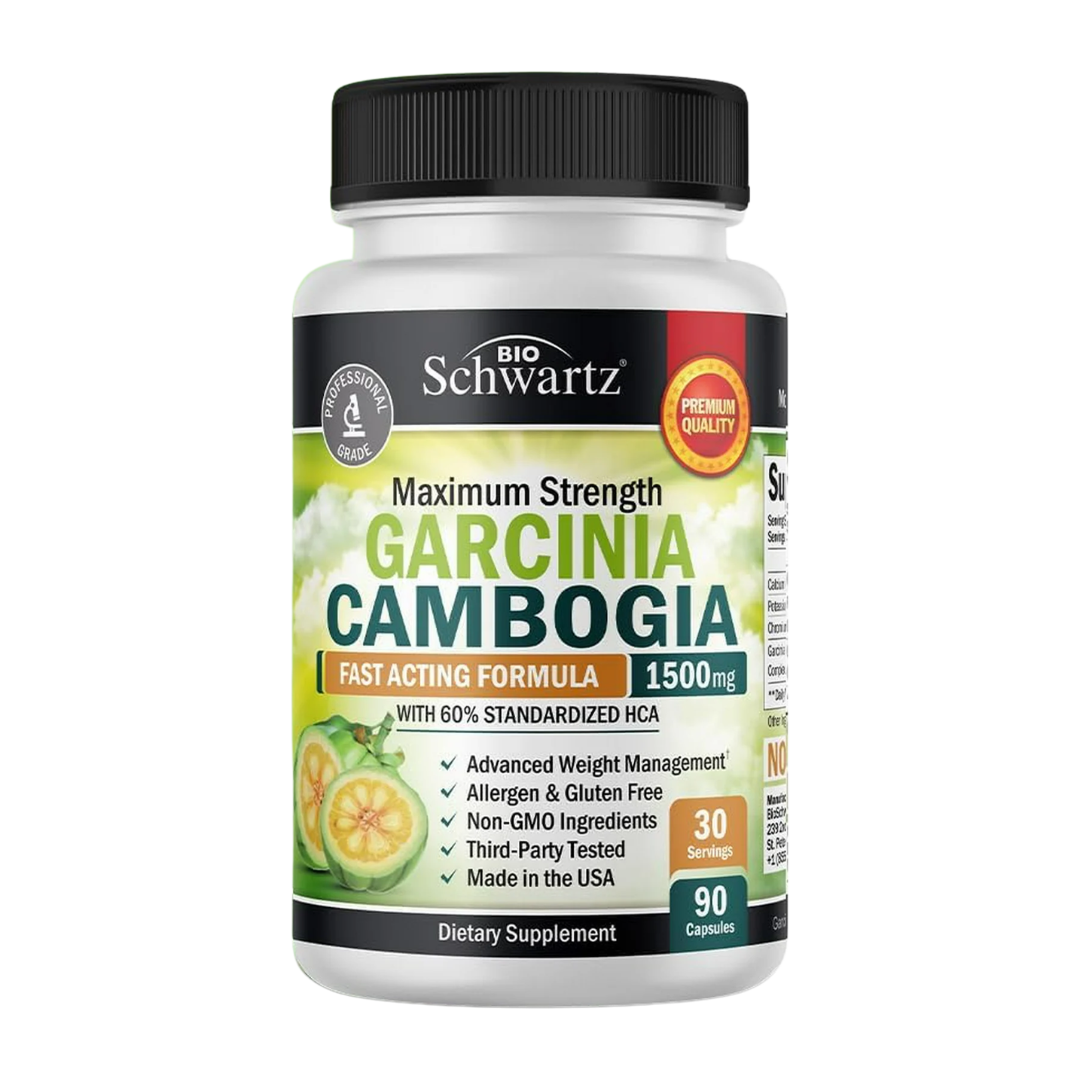 Bio Schwartz Maximum Strength Garcinia Cambogia 1,500 mg, 90 Capsules