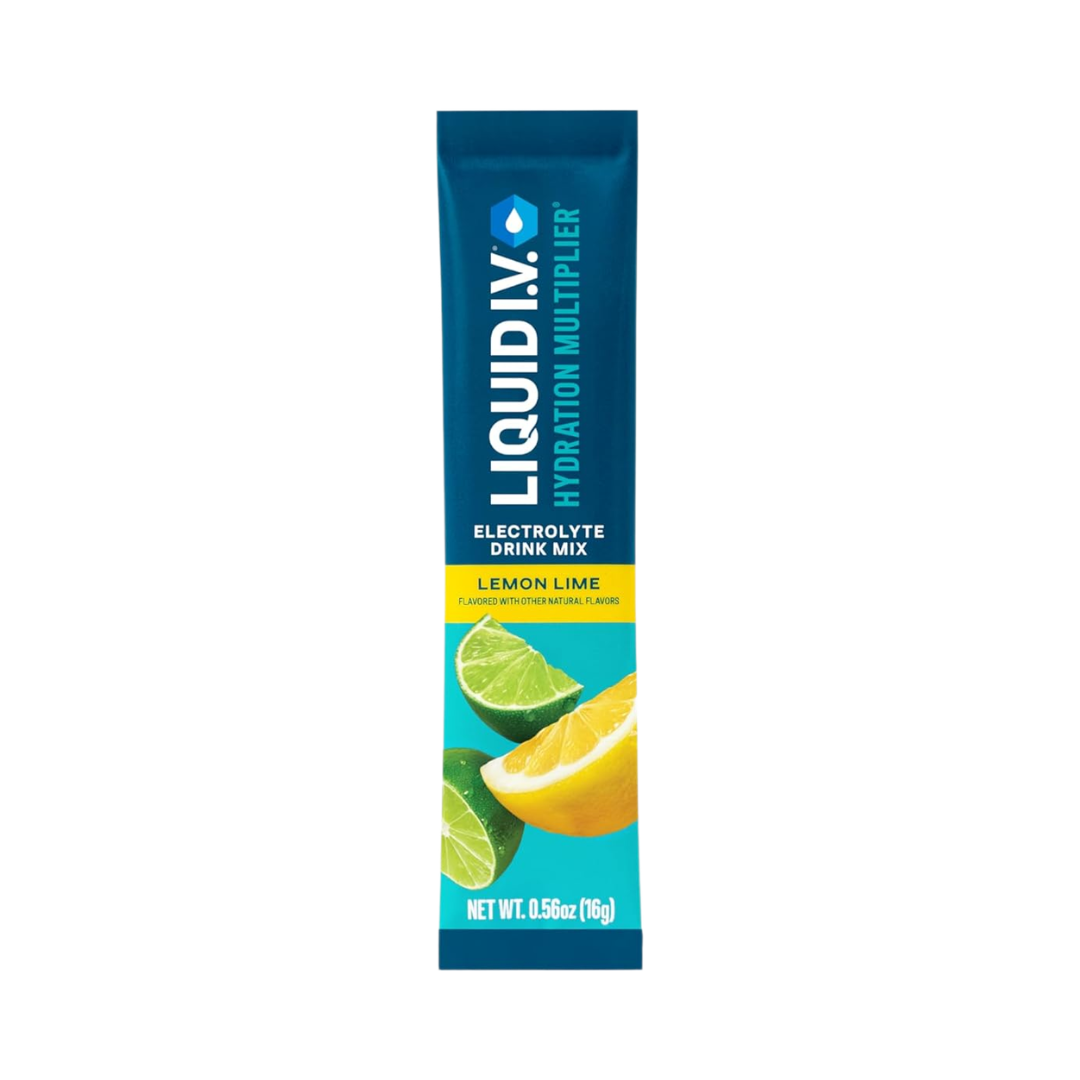 Liquid I.V. Hydration Multiplier Electrolyte Powder Supplement Drink Mix (Lemon Lime)