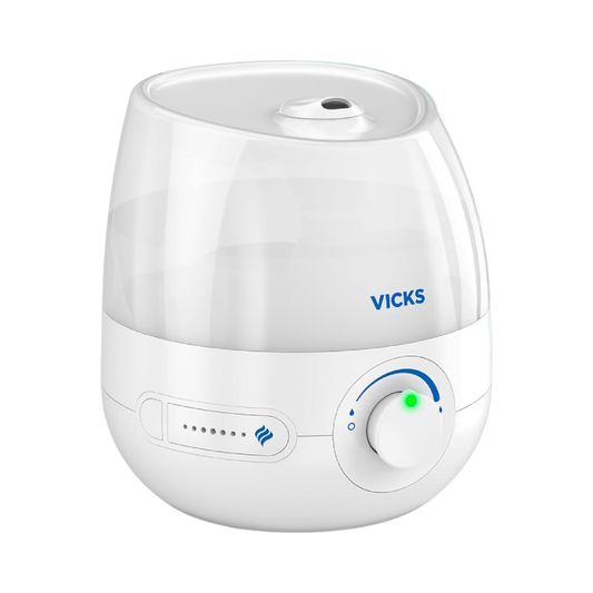 Vicks Mini Filter-Free Cool Mist Humidifier for Small Room Size, 0.5 Gallon Capacity