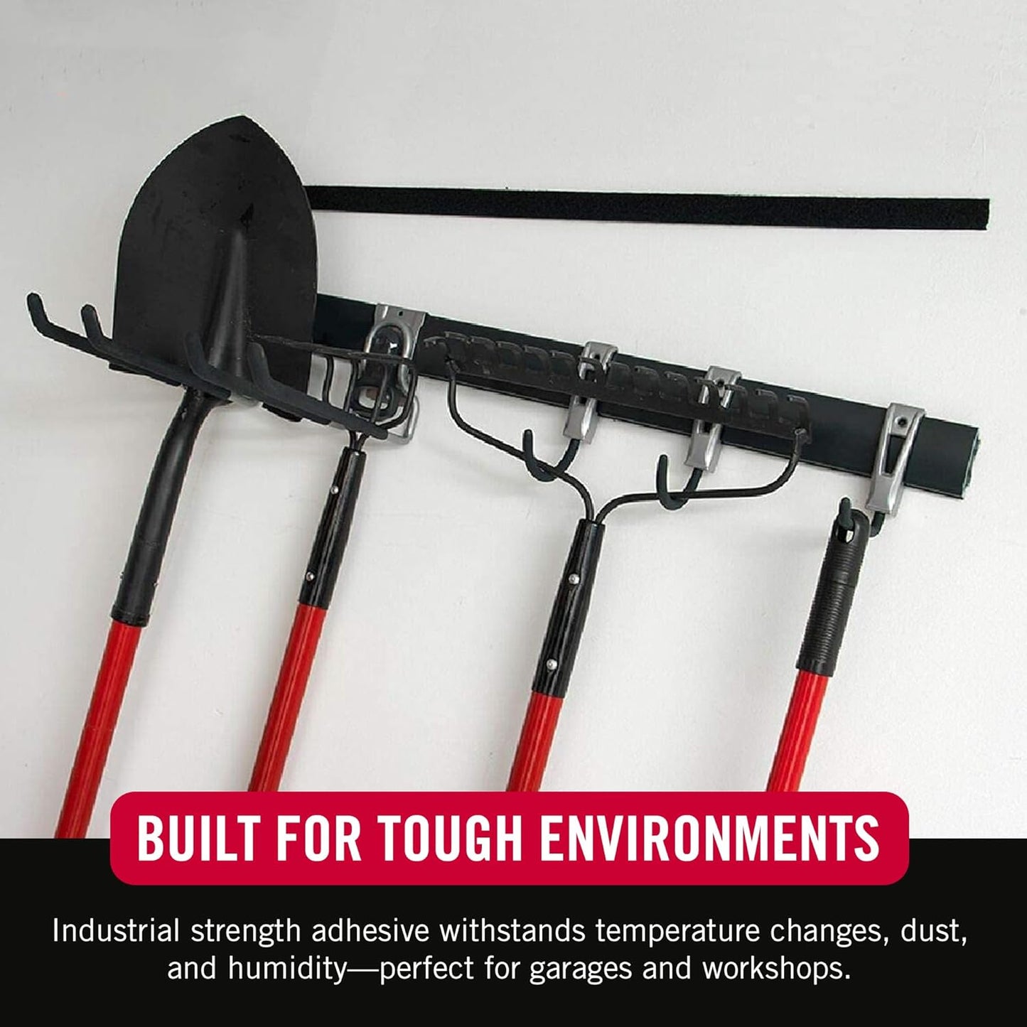 Velcro Industrial Strength Tape 15 ft x 2 in, Black, 1 Roll