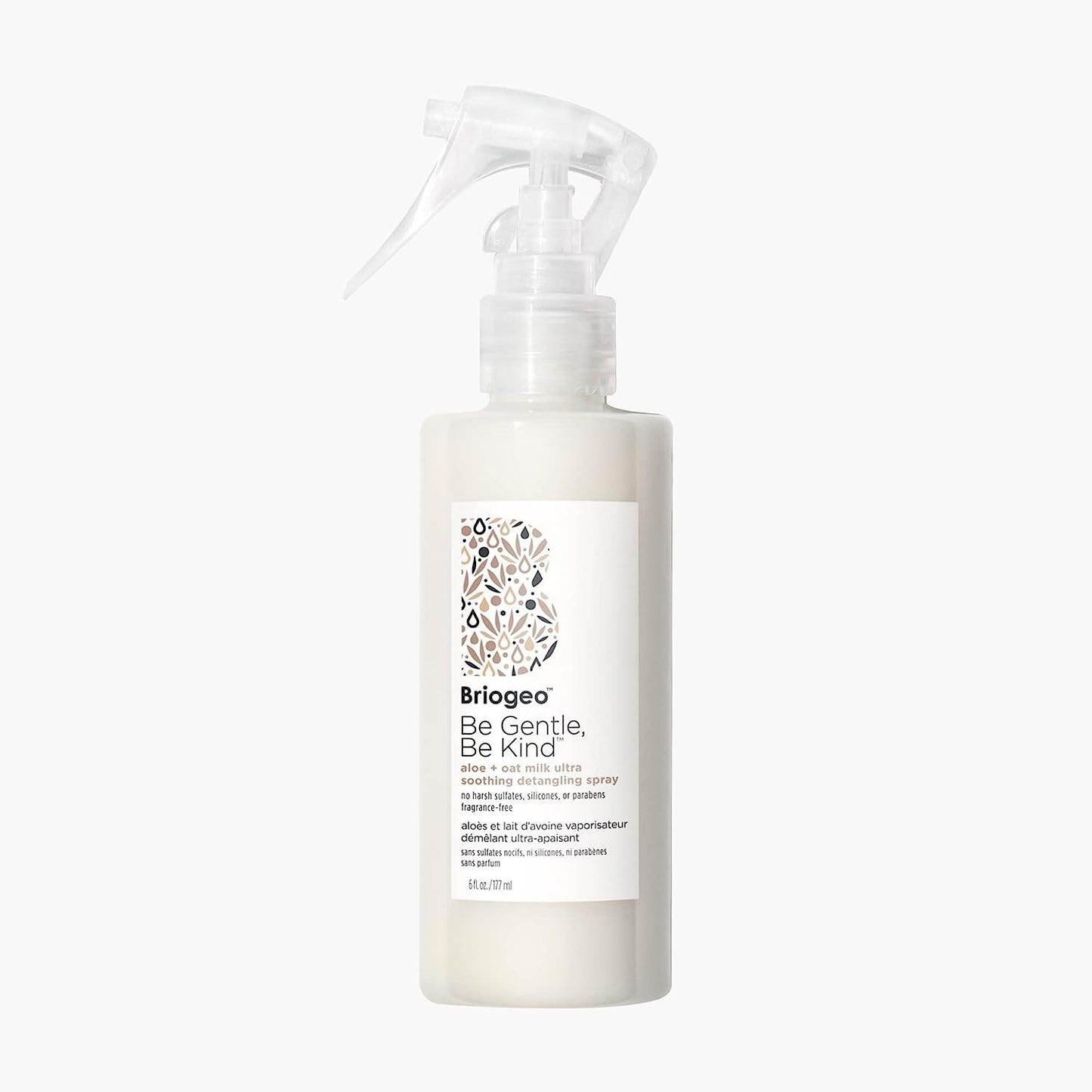 Brigeo Hair Care Be Gentle Be Kind Aloe + Oat Milk Ultra Soothing Detangling Spray 5.9 fl.oz/174ml