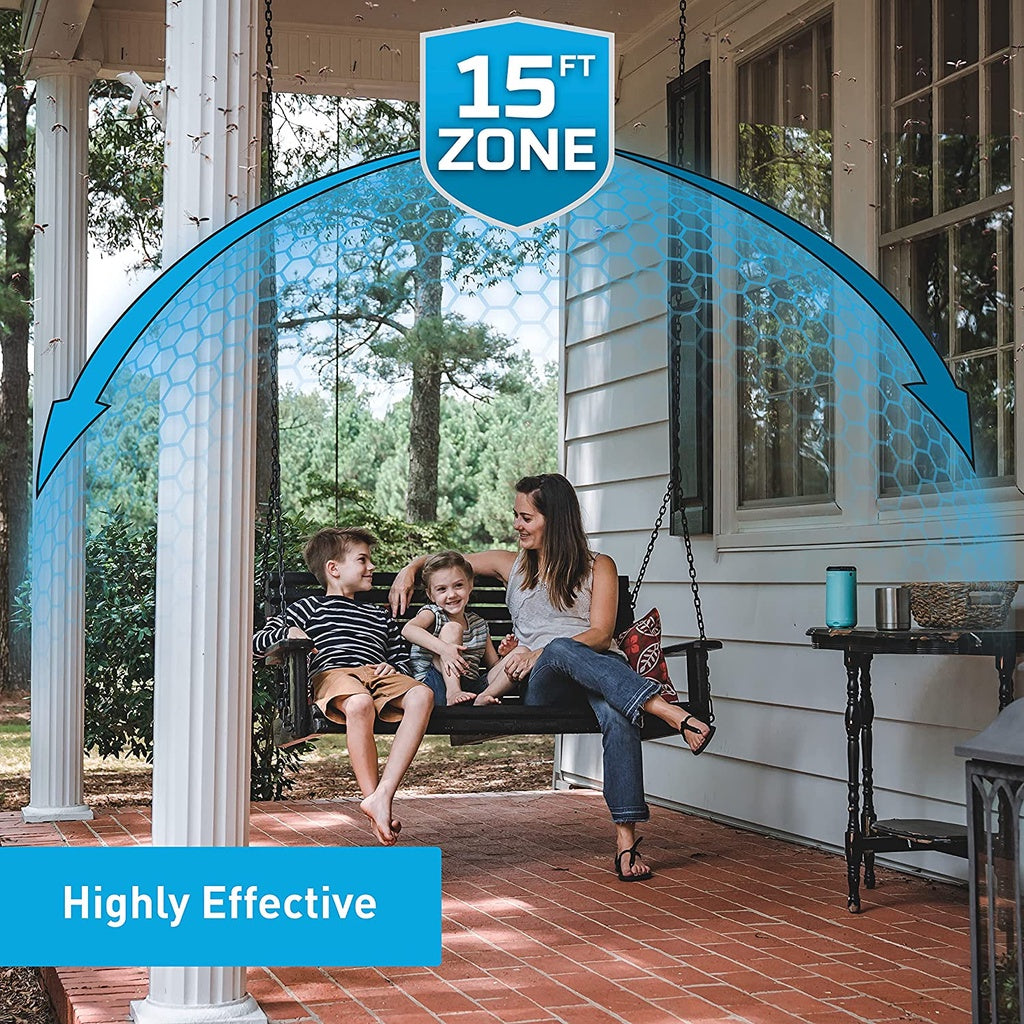 Thermacell Patio Shield Mosquito Protection 15 ft. Zone Repeller, Glacial Blue