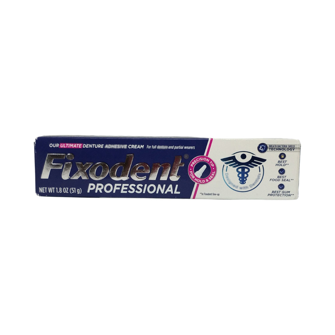 Fixodent Professional Adhesive Cream, 1.8 oz / 51 g