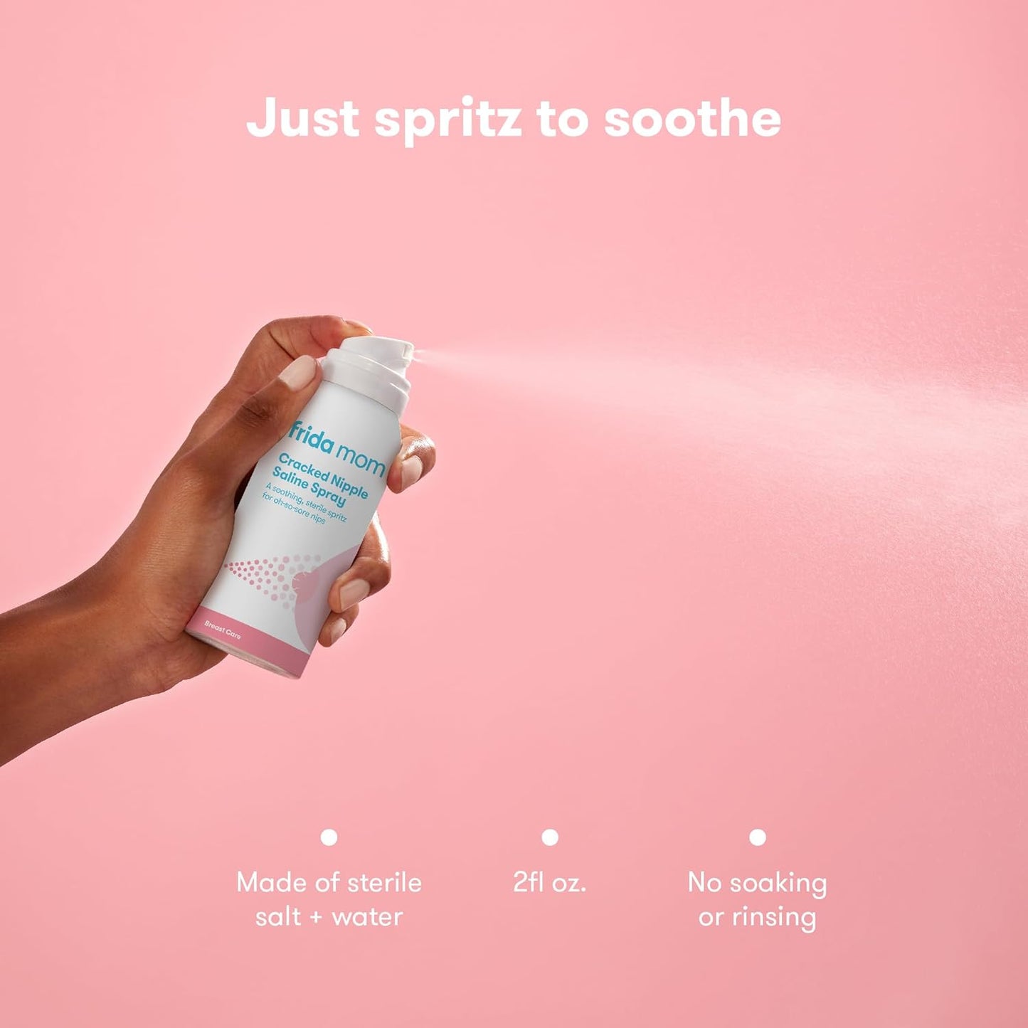 Frida Mom Cracked Nipple Saline Spray 2 fl oz