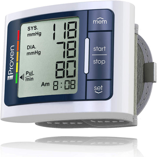 iProven Digital Wrist Blood Pressure Monitor Watch Clinically Accurate & Fast Reading BPM-337