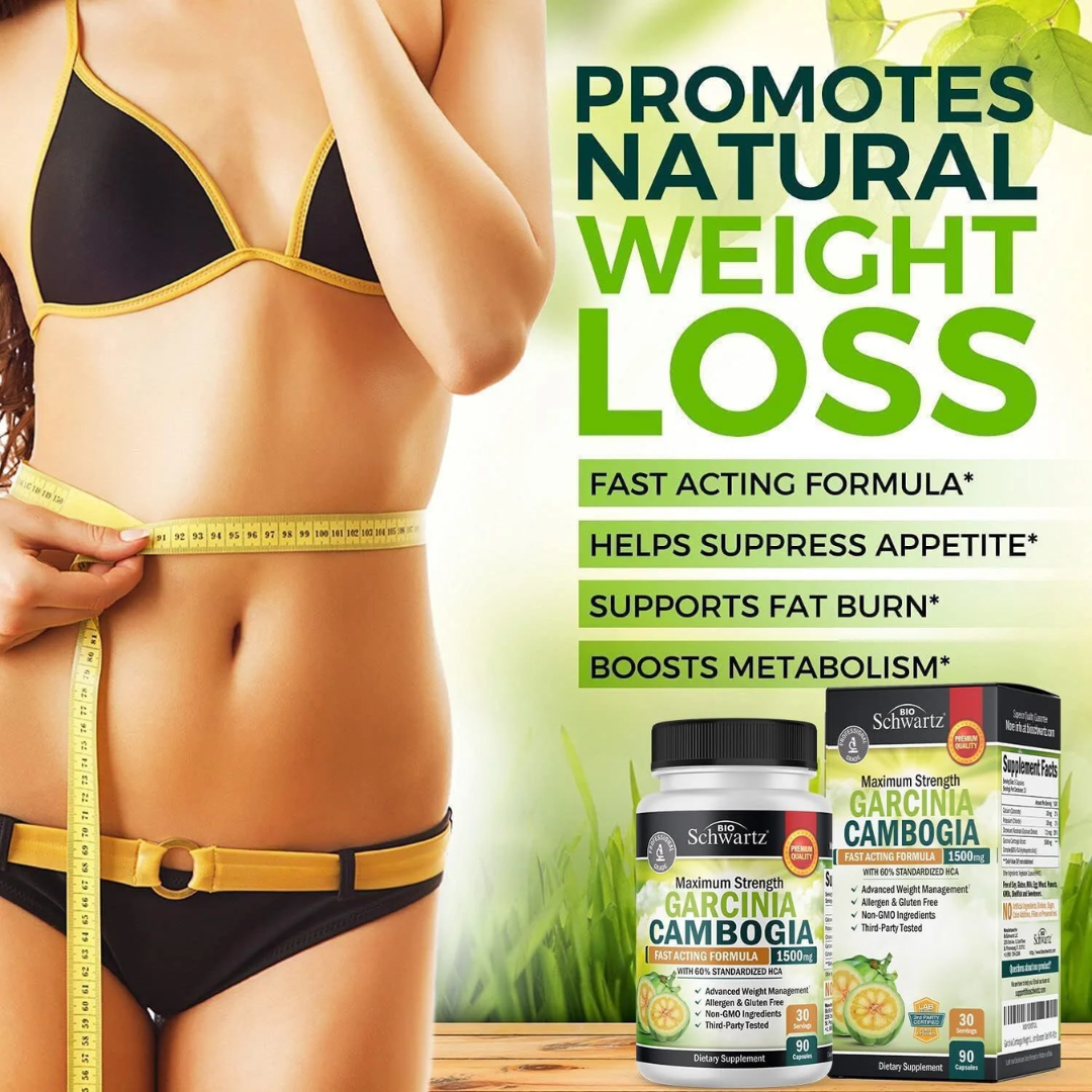 Bio Schwartz Maximum Strength Garcinia Cambogia 1,500 mg, 90 Capsules