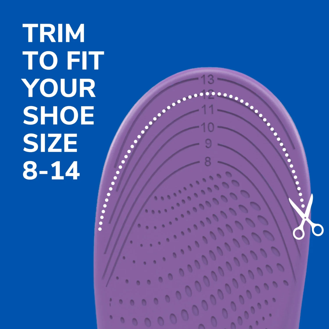 Dr. Scholl's Walk Longer Comfort Insoles Women's, Size 6 - 11 (1 Pair)