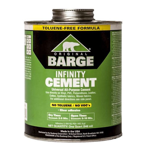Barge Infinity Universal All-Purpose Cement, Clear Adhesive, 946 ml