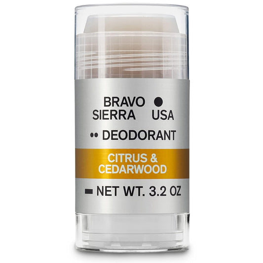 Bravo Sierra USA Citrus and Cedarwood Deodorant, 3.2 oz.