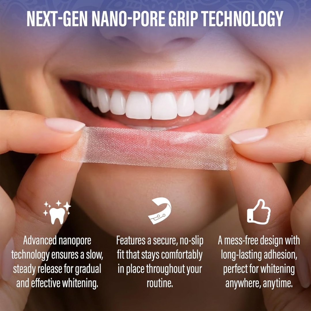 Guru Nanda Premium Whitening Strips with Natural Coconut Oil, 14 Count