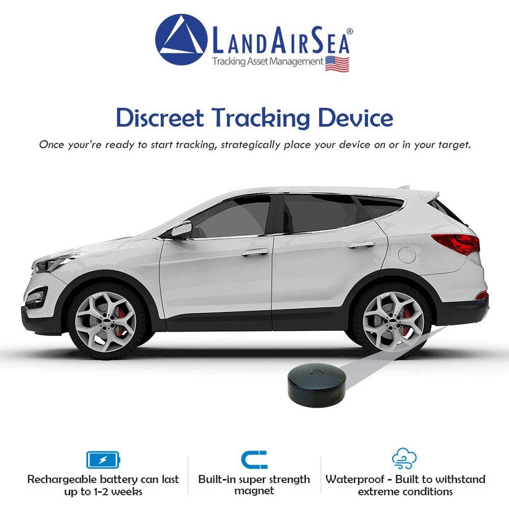 54 LandAirSea GPS Tracker, Waterproof & Magnet Mount with Full Global Coverage. 4G LTE