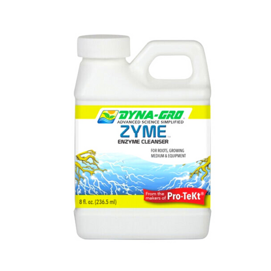 Dyna-Gro Zyme Enzyme Cleanser For Roots Growing Medium & Equipment 8 Fl Oz (236.5ml)