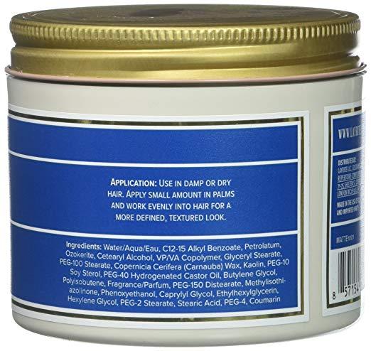 Layrite Natural Matte Cream, 4.25 oz