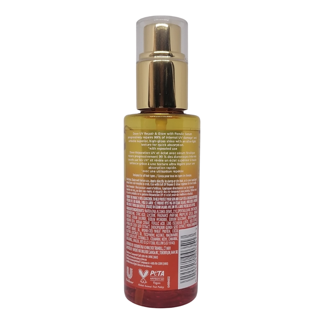 Dove UV Repair & Glow Damage Therapy 70 HPF, 3.9 oz / 115 ml