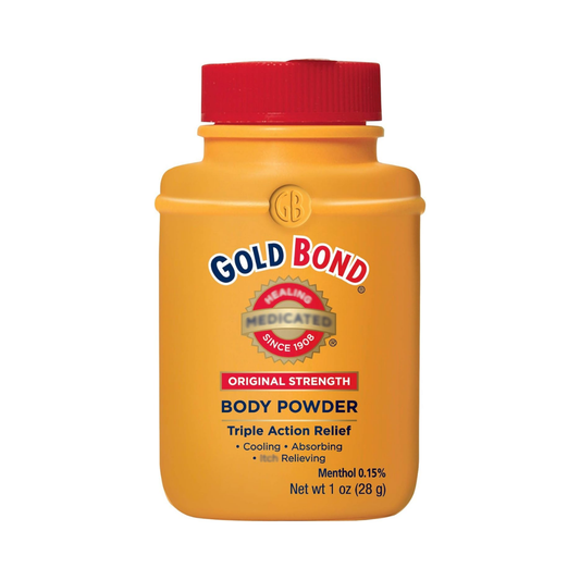 Gold Bond Original Strength Body Powder Triple Action Relief, 1 oz / 28 g