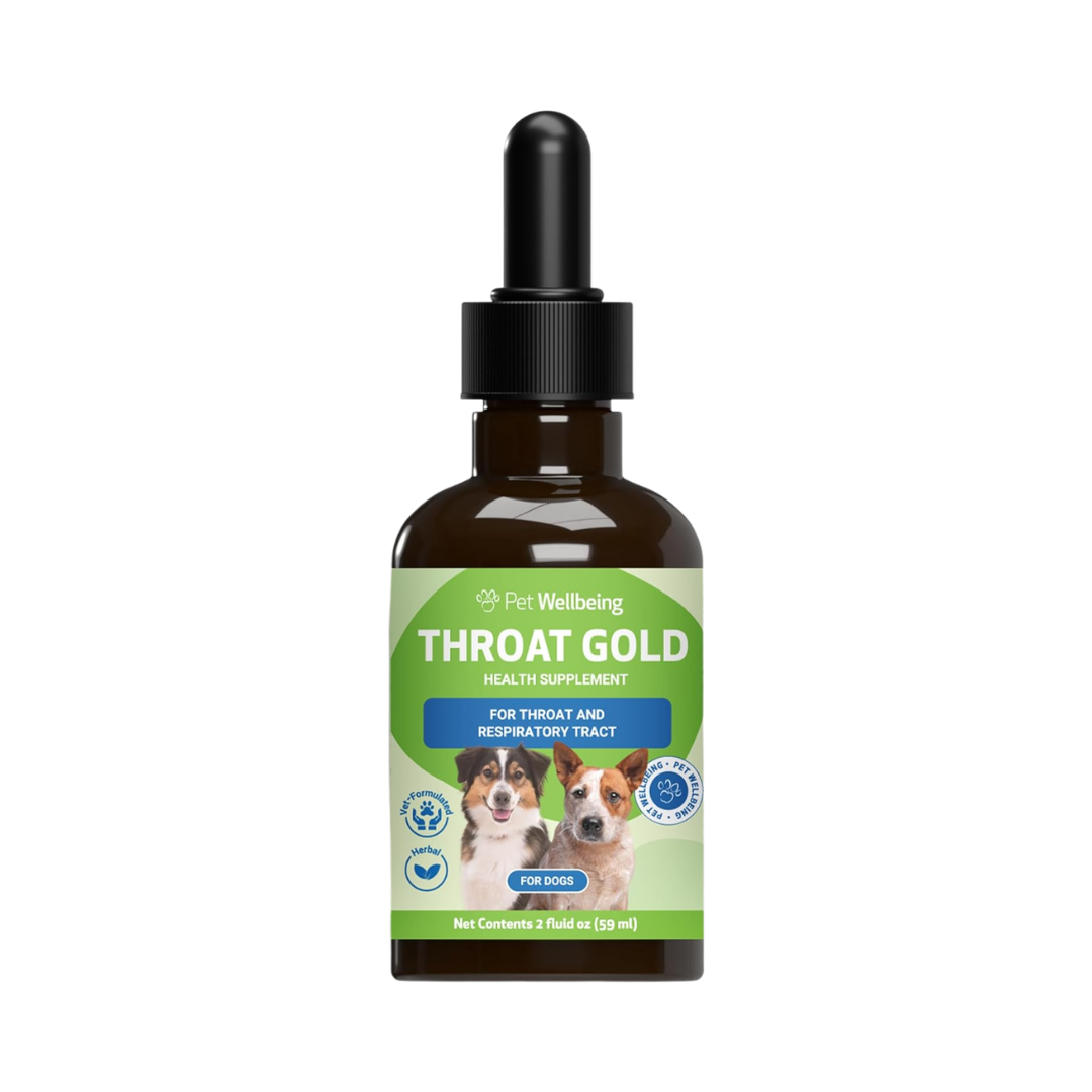 Pet Wellbeing Throat Gold for Dogs, 2 oz / 59 ml