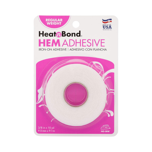 HeatnBond Hem Adhesive No-Sew 3/8inch x 10yd (White)