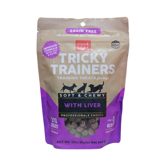 Cloud Star Tricky Trainers Soft & Chewy with Liver 310 Treats for Dogs, 12 oz
