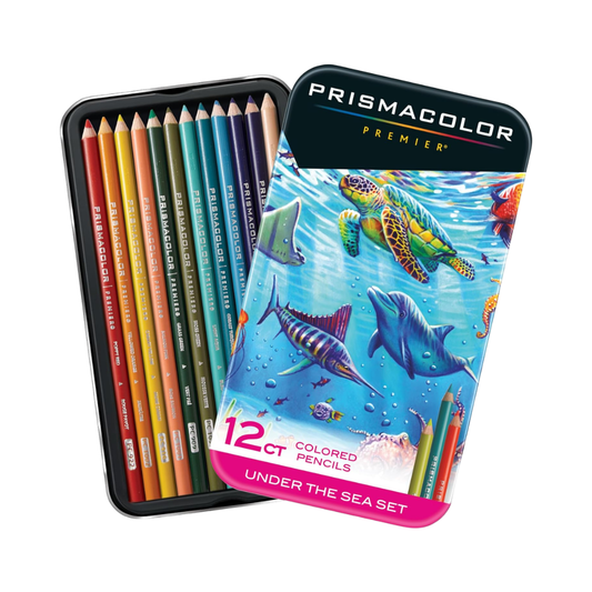 Prismacolor Premier Colored Pencils Soft Core Under The Sea Set, 12 Count
