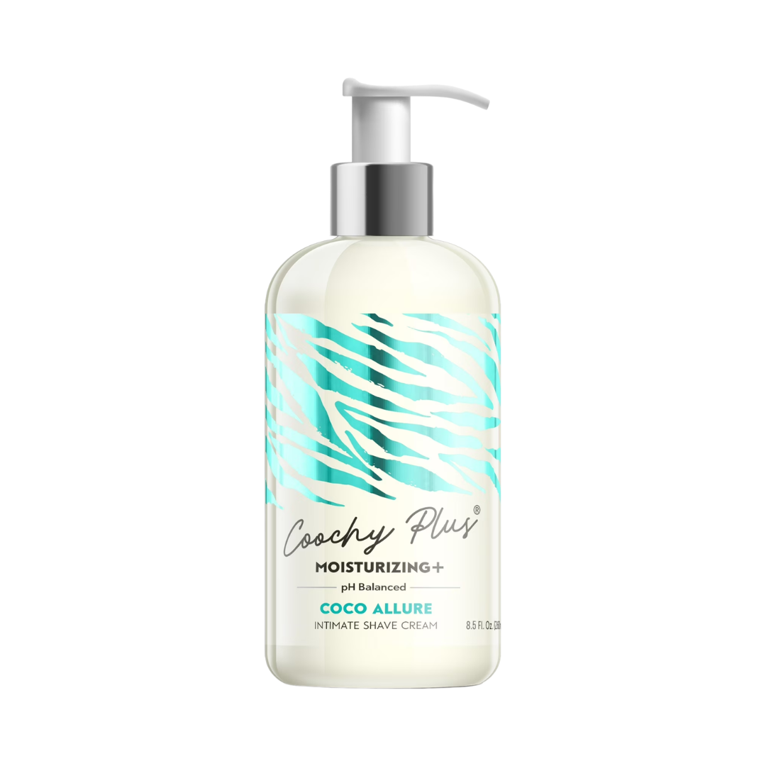 IntiMD Coochy Plus Moisturizing+ Coco Allure Intimate Shave Cream, 8.5 oz / 250 ml
