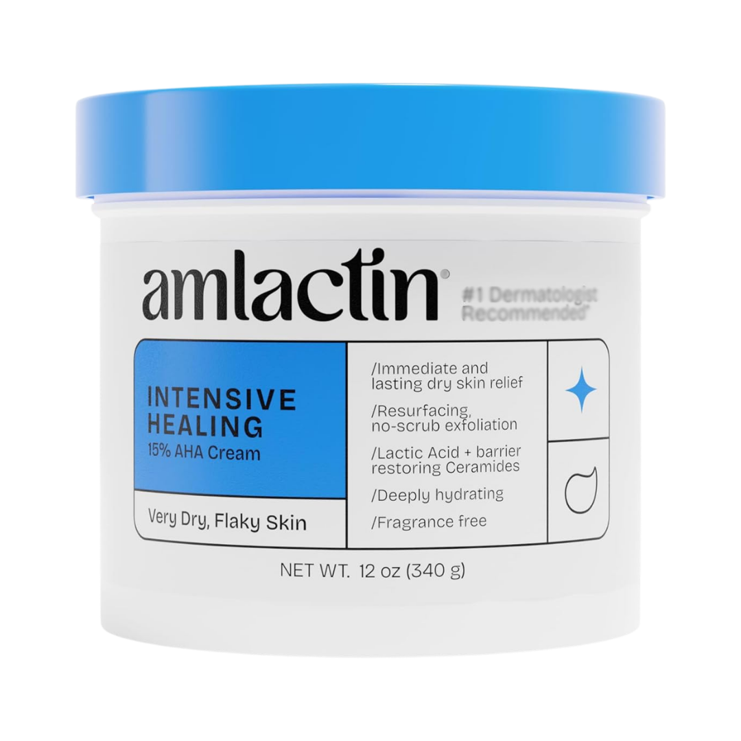 AmLactin Intensive Healing 15% AHA Cream, 12 oz / 340 g