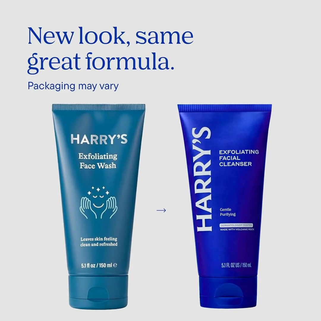 Harry's Exfoliating Face Wash Leaves Skin Feeling Clean And Refreshed 5.1 fl oz / 150ml